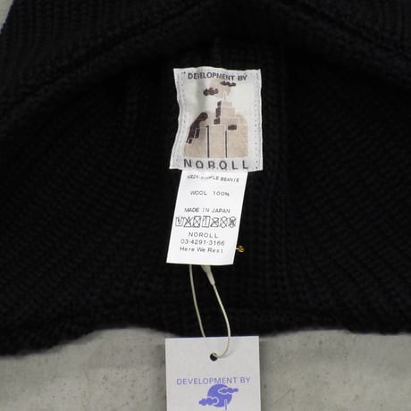 NOROLL / SIMPLE BEANIE / BLACK