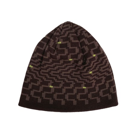 COMFORTABLE REASON / CHAOS INJECT BEANIE / BROWN
