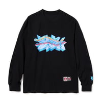 SUBWARE / BRICK WALL LONG SLEEVE TEE / BLACK