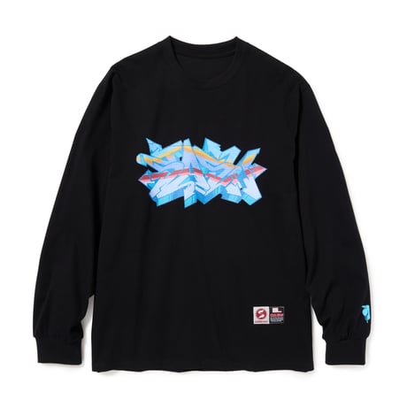 SUBWARE / BRICK WALL LONG SLEEVE TEE / BLACK
