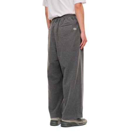 SOL soonerorlater / WOOL-BLEND EASY 2-TUCK PANTS / GRAY