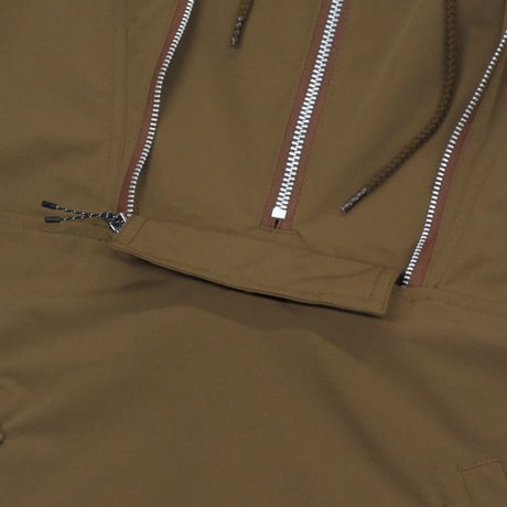 NOROLL / SUGARI MESH ANORAK / BROWN