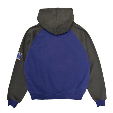 ADWYSD (ALWAYS DO WHAT YOU SHOULD DO) / JERSEY RAGLAN ZIP YP HOODIE / NAVY