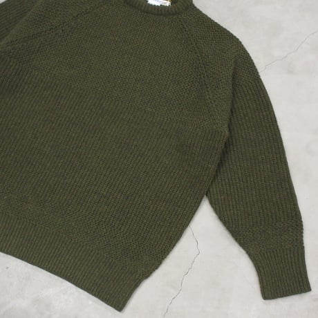 NOROLL / SIMPLE CREWNECK KNIT / OLIVE