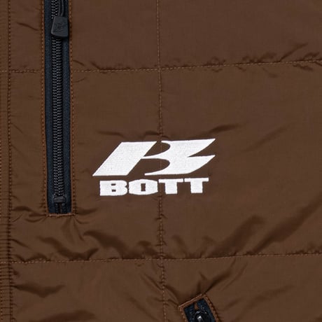 BoTT / SPEED LOGO QUILTED JACKET / BROWN