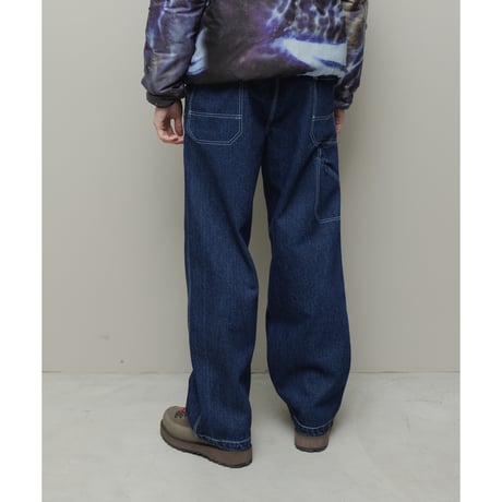 BAL / DENIM FAUX STITCH CARPENTER PANT / INDIGO
