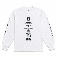 A1A (AWONA) / A1A MULTI LOGO LONGSLEEVE / WHITE