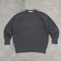 NOROLL / SIMPLE CREWNECK KNIT / GREY