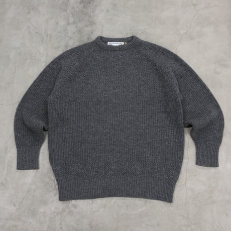 NOROLL / SIMPLE CREWNECK KNIT / GREY
