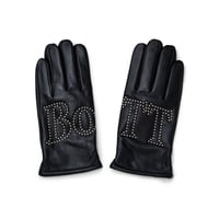 BoTT / OG LOGO STUDDED LEATHER GLOVE / BLACK