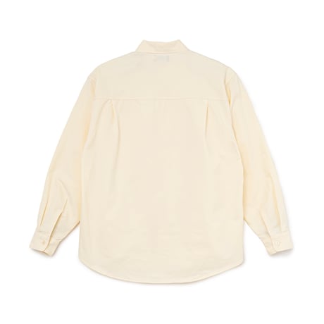 SOL soonerorlater / COTTON TWILL SHIRT / IVORY