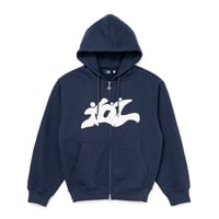 SOL soonerorlater / 3GUYS ZIP HOODIE / NAVY