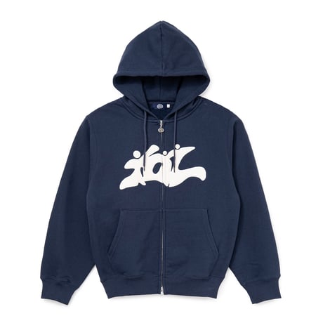 SOL soonerorlater / 3GUYS ZIP HOODIE / NAVY