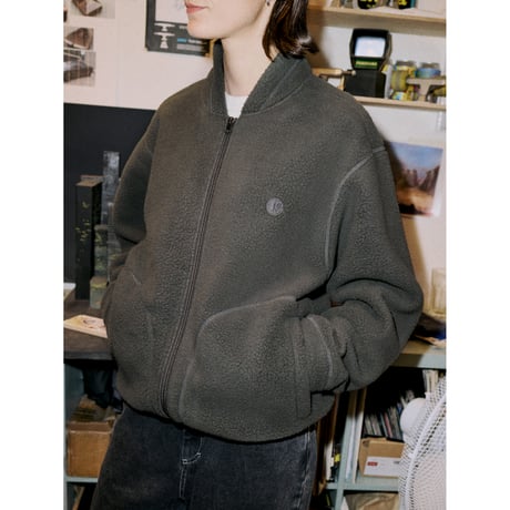 POLAR SKATE CO. / ROMAN FLEECE JACKET / DIRTY BLACK