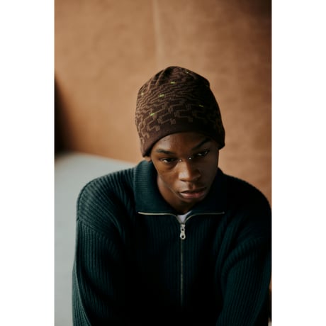 COMFORTABLE REASON / CHAOS INJECT BEANIE / BROWN