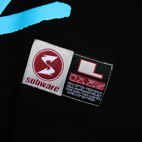 SUBWARE / BKLYN SHORT SLEEVE TEE / BLACK