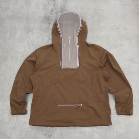 NOROLL / SUGARI MESH ANORAK / BROWN