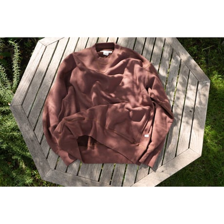 NOROLL / C&C CREW SWEAT / BROWN RED