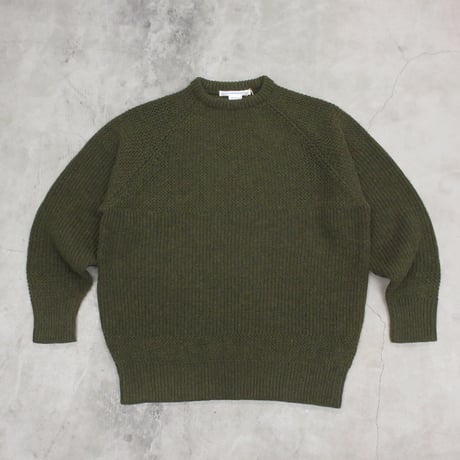 NOROLL / SIMPLE CREWNECK KNIT / OLIVE