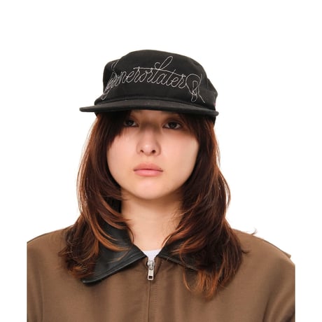 SOL soonerorlater / CURSIVE LOGO PILLBOX CAP / BLACK