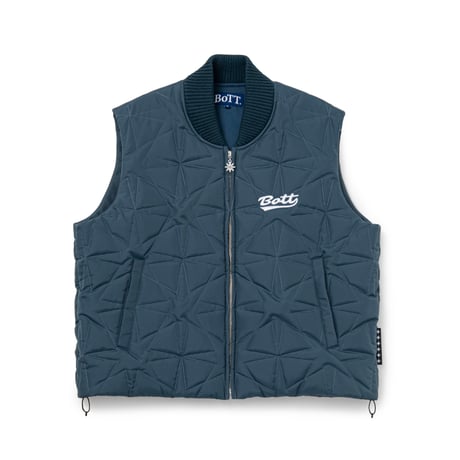 BoTT / SPARKLE QUILTED VEST / TEAL