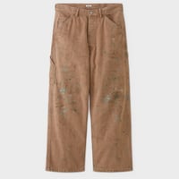 PHIGVEL MAKERS & Co. / DENIM PAINTER TROUSERS / BROWN (PAINTED)
