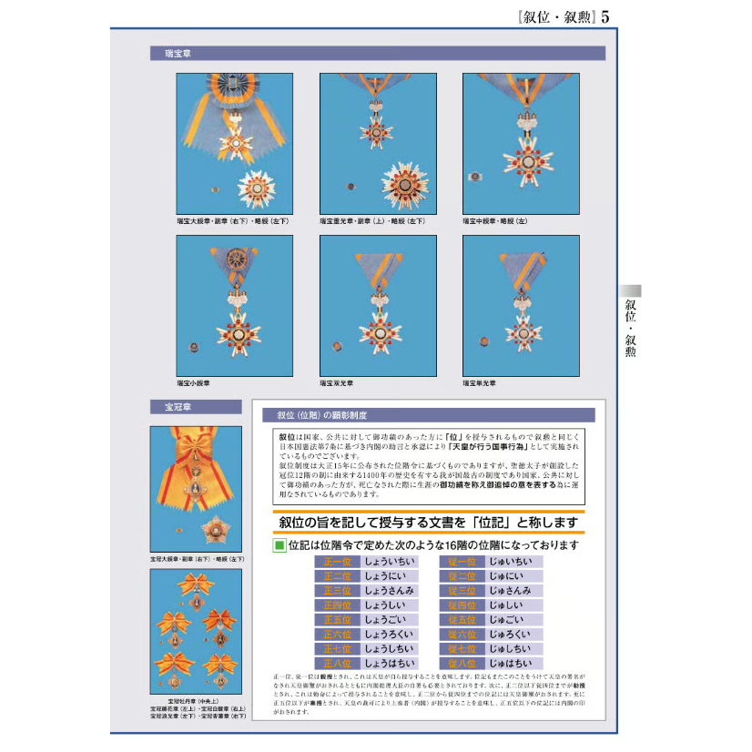銀座明倫館カタログ 叙位・叙勲受章記念（B-6） | 銀座明倫館ネット
