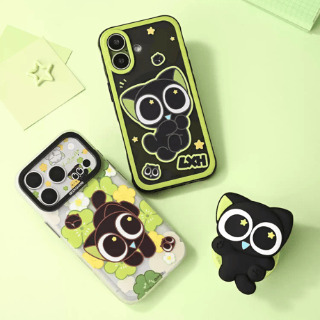 羅小黒戦記　GEEKSHAREコラボ　星空漫遊　リング付き　マグネット式立体スマホグリップ（予約販売）