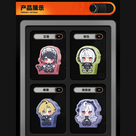 ゼンレスゾーンゼロ　miHoYo　TinyAgents　タイニーエージェントシリーズ　アクリルスタンド（予約販売）2027年1月末中国発売