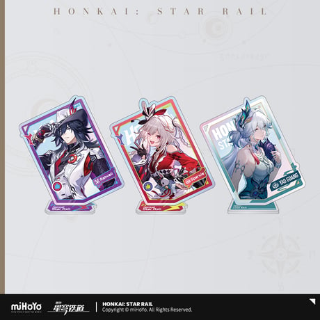 崩壊：スターレイル　miHoYo　星間旅行シリーズ　アクリルスタンドチャーム　Ver.4（予約販売）