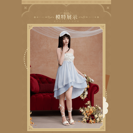 原神　miHoYo　 コロンビーナ　真夜中のティーパーティーシリーズ　ルームワンピース（予約販売）2026年10月末中国発売