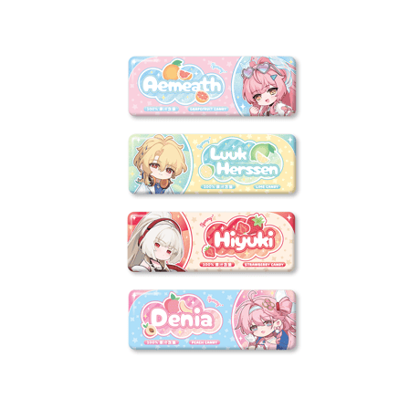 鳴潮　星からのメッセージテーマ　キャンディーバー風ブリキ缶バッジ（予約販売）2026年12月末中国発売