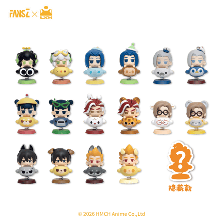 羅小黒戦記2　FANSZコラボ　萌動遊園地シリーズ　軟萌豆　ミニフィギュア　※ブラインド商品（予約販売）