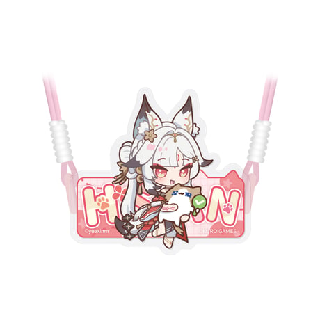 鳴潮　YUE XIN MEOWコラボ　共鳴の日常テーマ　アクリルスマホグリップ（予約販売）2027年4月末中国発売