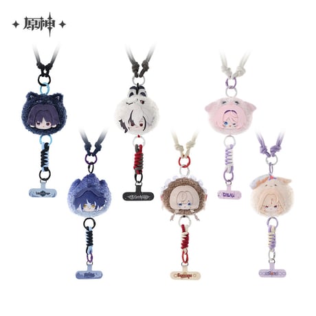 原神　miHoYo　オーロラパーティーシリーズ　ぬいぐるみスマホストラップ（予約販売）2027年3月末中国発売