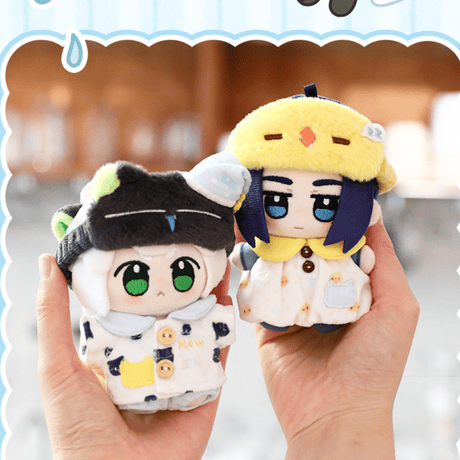 羅小黒戦記　宇宙商店コラボ　10cmぬいぐるみ用　おやすみシリーズ　パジャマセット　※ぬいぐるみなし（予約販売）