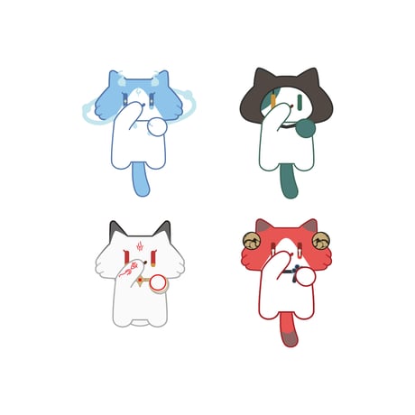 鳴潮　YUE XIN MEOWコラボ　共鳴の日常テーマ　ぬいぐるみチャーム（予約販売）2027年4月末中国発売