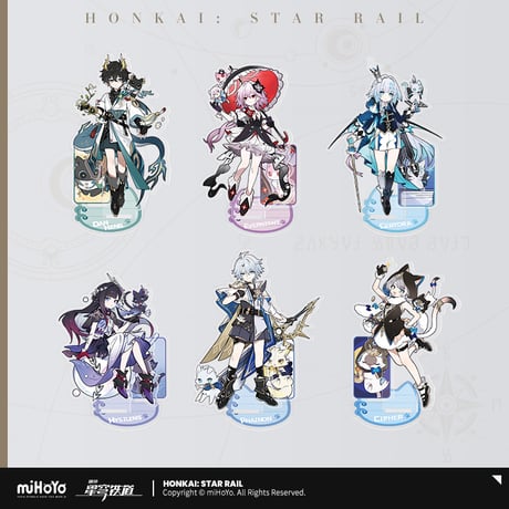 崩壊：スターレイル　miHoYo　小不点猫猫シリーズ　アクリルスタンド　Ver.6（予約販売）
