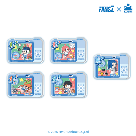 羅小黒戦記　FANSZコラボ　小黒の運動会シリーズ　シャカシャカアクリルスタンド（予約販売）