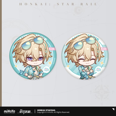 崩壊：スターレイル　miHoYo　フク郎のゲストルームシリーズ　2個入り缶バッジセット　Ver.8（予約販売）