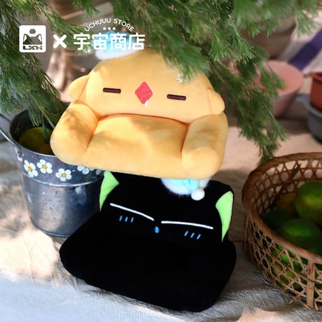 羅小黒戦記　宇宙商店コラボ　10cmぬいぐるみ用　ソファ＆マット　※ぬいぐるみなし（予約販売）