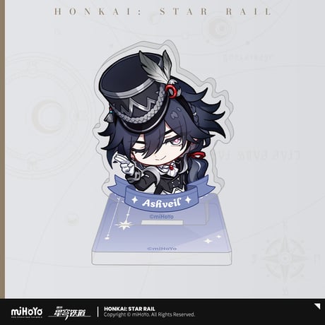 崩壊：スターレイル　miHoYo　ナナシビトの勲章シリーズ　アクリルスタンプ置物　Ver.5（予約販売）