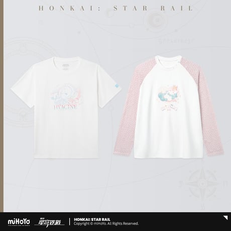 崩壊：スターレイル　miHoYo　ヒアンシーテーマイメージシリーズ　半袖＆長袖　Tシャツ（予約販売）2026年11月中国発売