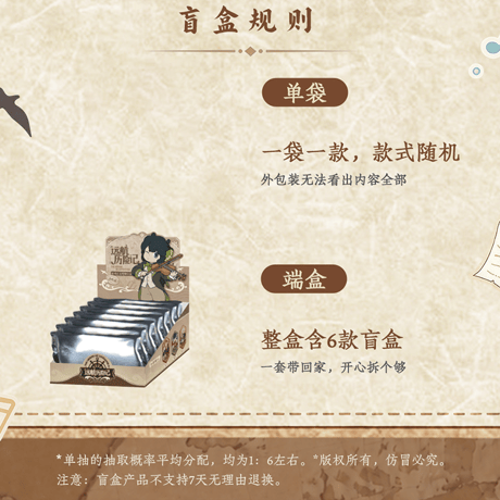 羅小黒戦記2　MINISOコラボ　航海冒険シリーズ　缶バッジ　※ブラインド商品（予約販売）