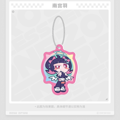 ゼンレスゾーンゼロ　miHoYo　PINK甜蜜暴撃シリーズ　Q版アクリルチャーム（予約販売）2027年1月末中国発売