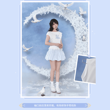 原神　miHoYo　コロンビーナテーマイメージシリーズ　スリムフィット半袖Tシャツ（予約販売）2026年9月初中国発売