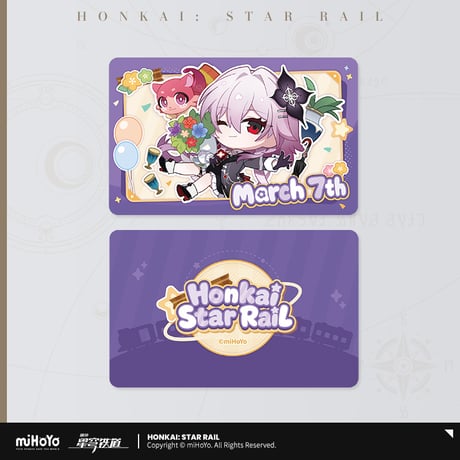崩壊：スターレイル　miHoYo　秋祭りシリーズ　Q版コレクションカード（予約販売）