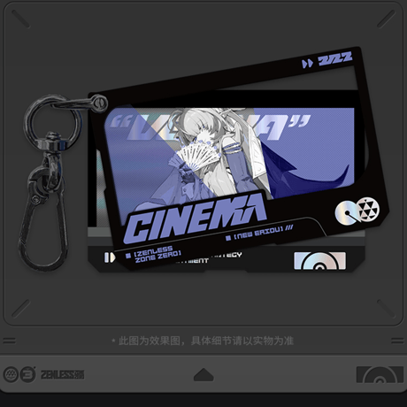 ゼンレスゾーンゼロ　miHoYo　影画シリーズ　ダブルアクリルチャーム　外務計策局（予約販売）2026年9月末中国発売