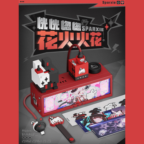 崩壊：スターレイル　miHoYo　恍恍惚惚花火火花シリーズ　100W編組ケーブル（予約販売）
