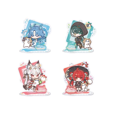 鳴潮　YUE XIN MEOWコラボ　共鳴の日常テーマ　アクリルスタンド（予約販売）2027年4月末中国発売